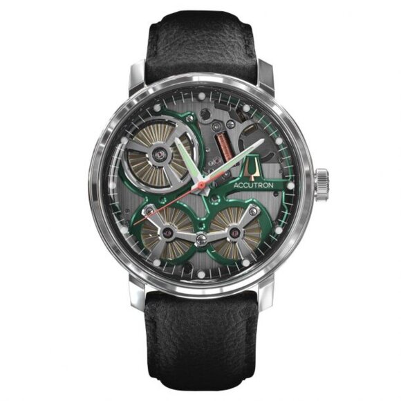 Accutron Electrostatic Spaceview 2020 Gray/Green 2ES6A001 - Picture 5 of 13